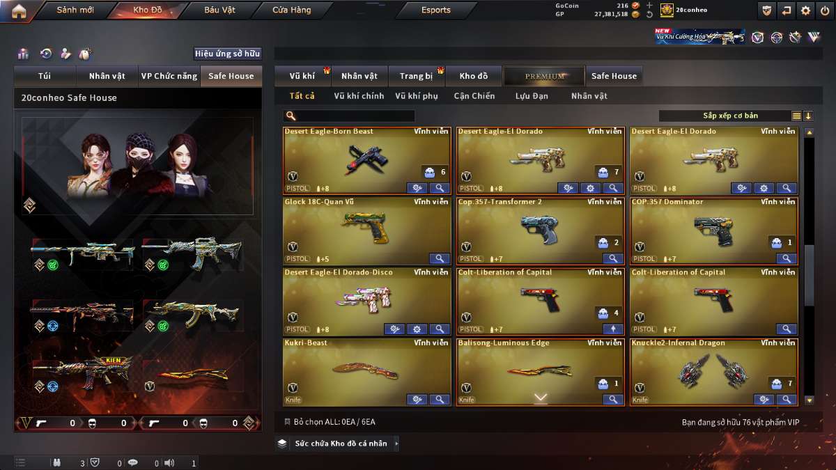 shop acc cf uy tin gia re